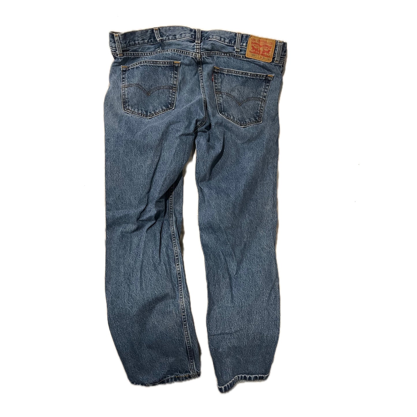Jeans droits réguliers Levi's 505 noirs pour homme, 38x32