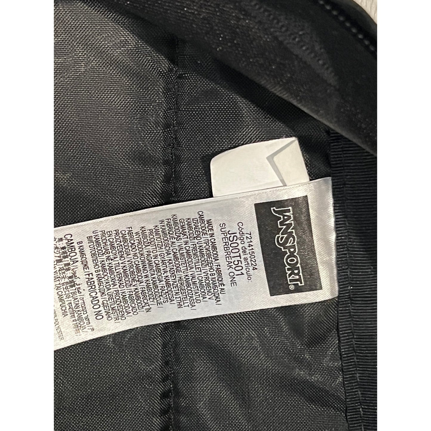 JanSport Superbreak One Black Daily Backpack