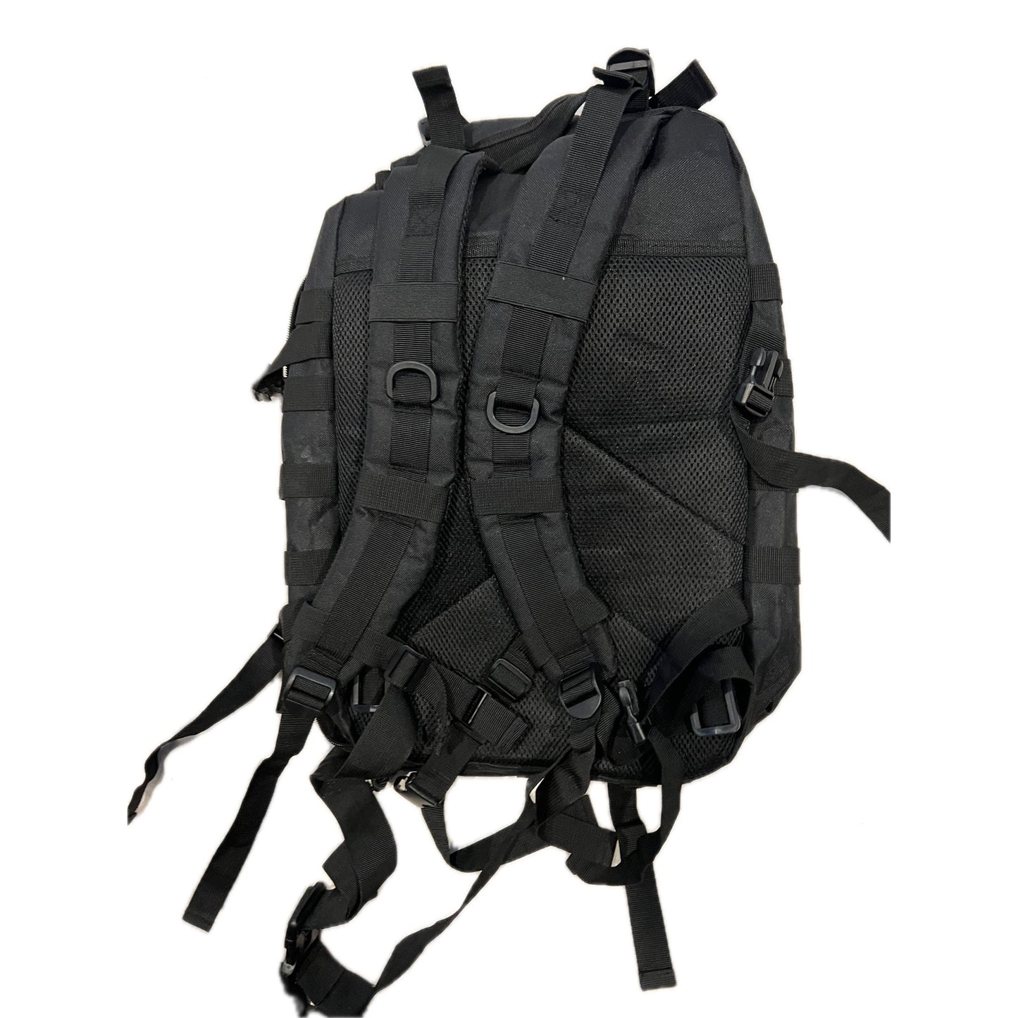 Generic Black Canvas Tactical Backpack