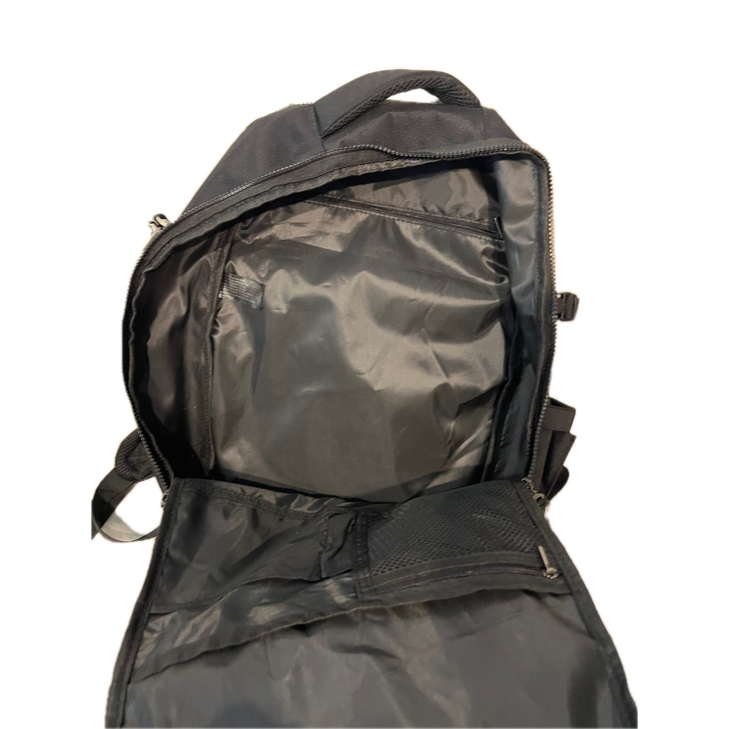 True Religion World Tour Black Poly Canvas Backpack