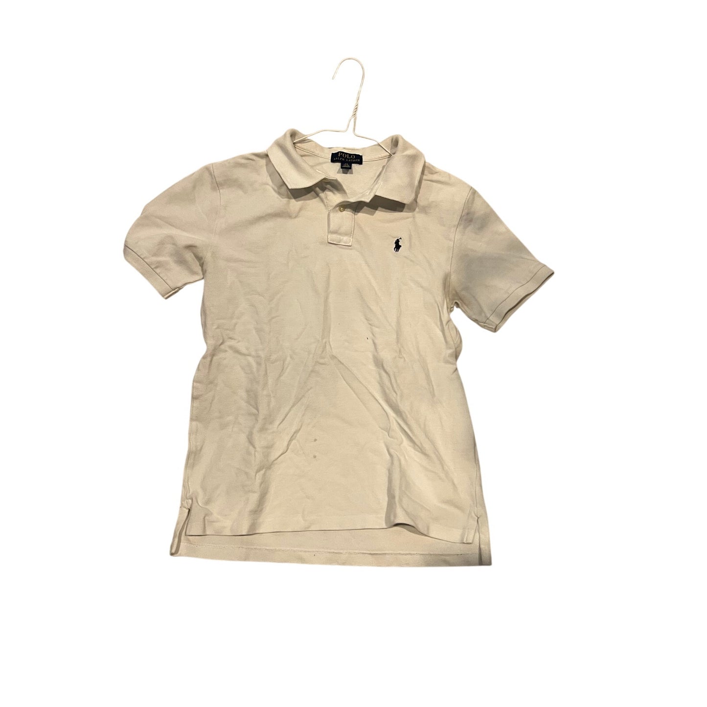 Polo Ralph Lauren White Golf Polo Shirt Kids  XL (14-16)