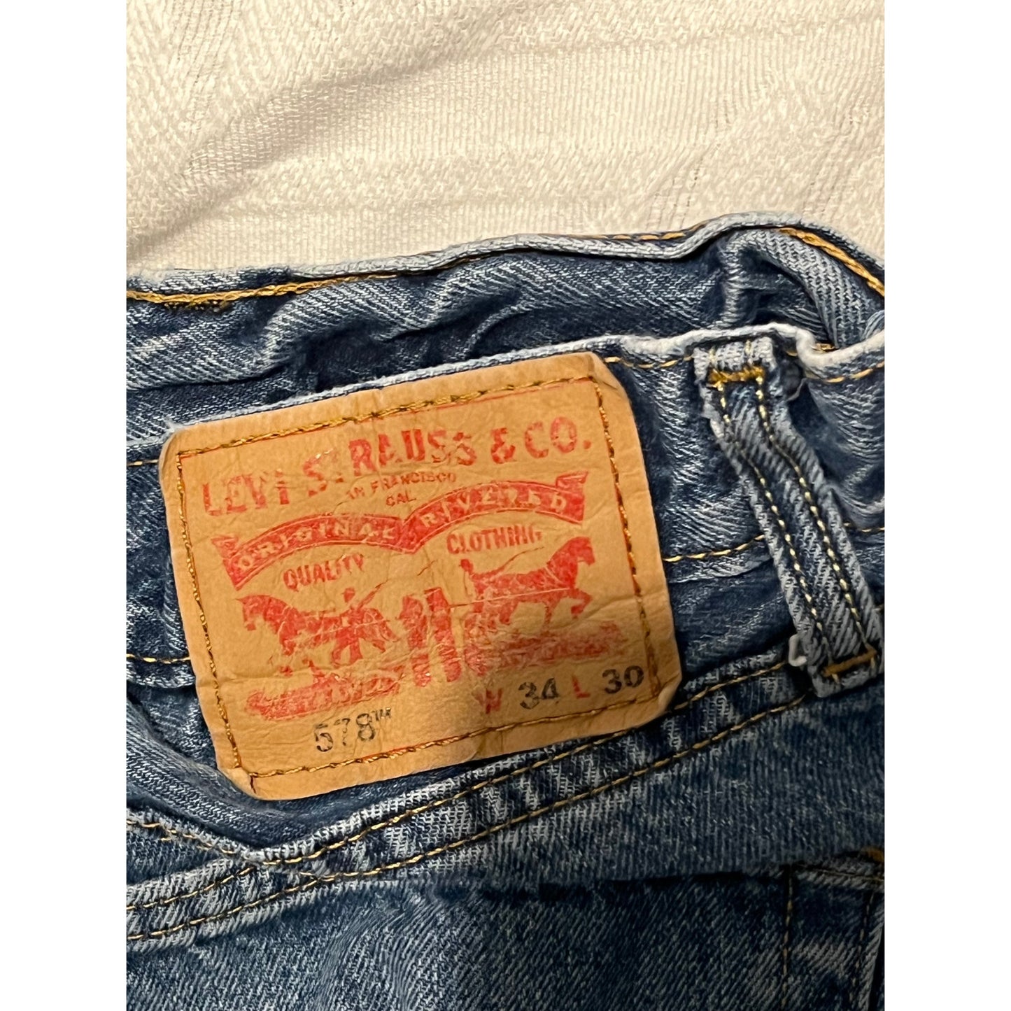 Levi's 578 Baggy Leg Jeans Mens 34x30