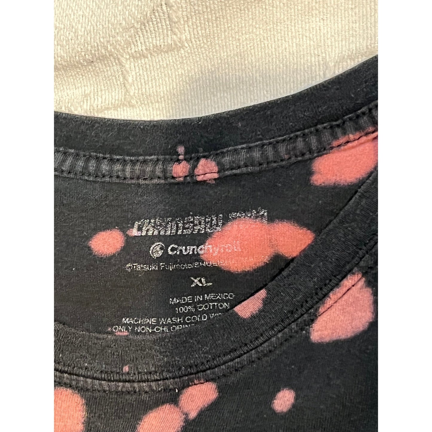 Chainsaw Crunchy Roll Devil Girl Power T-Shirt Mens XL