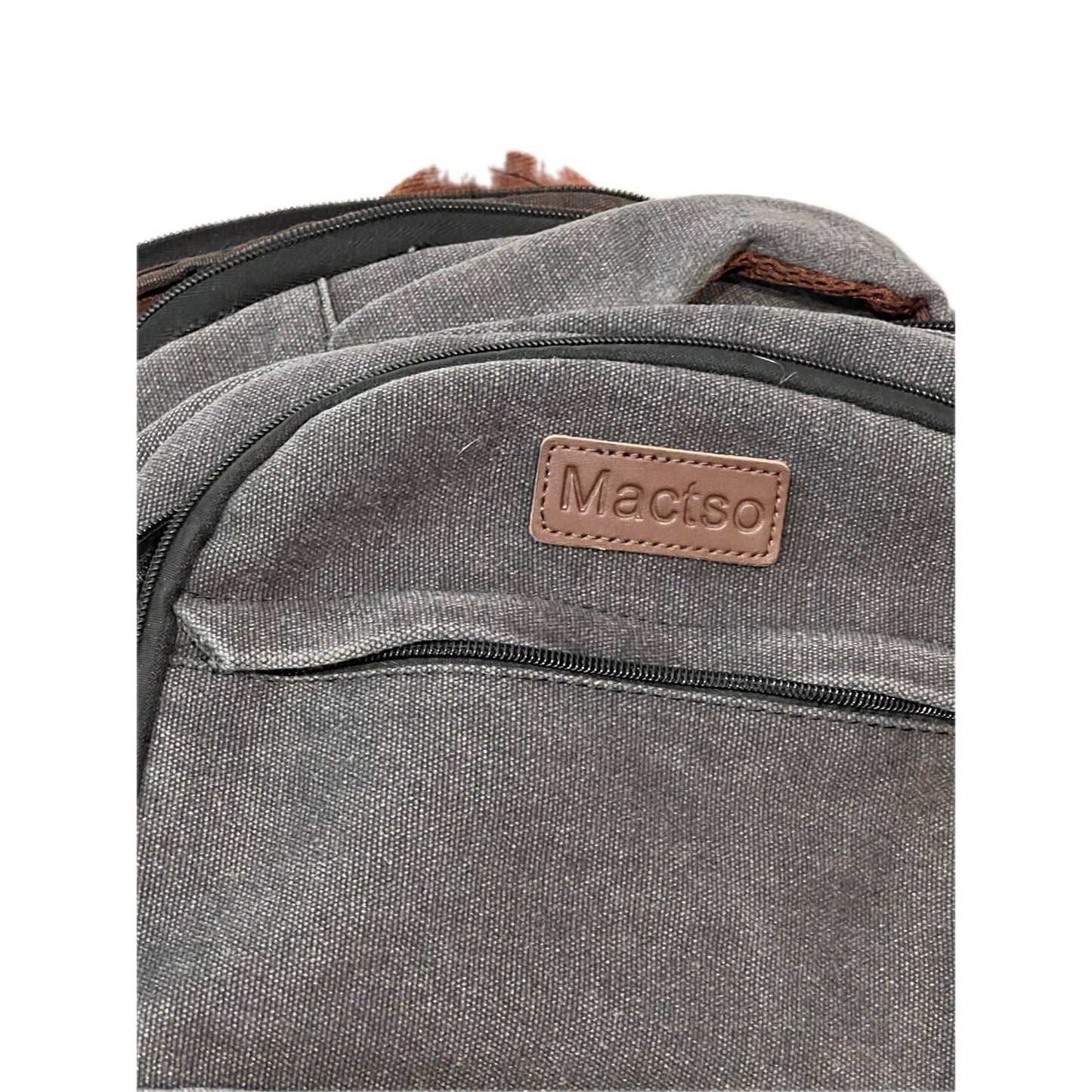 Mactso Canvas Travel Laptop Backpack