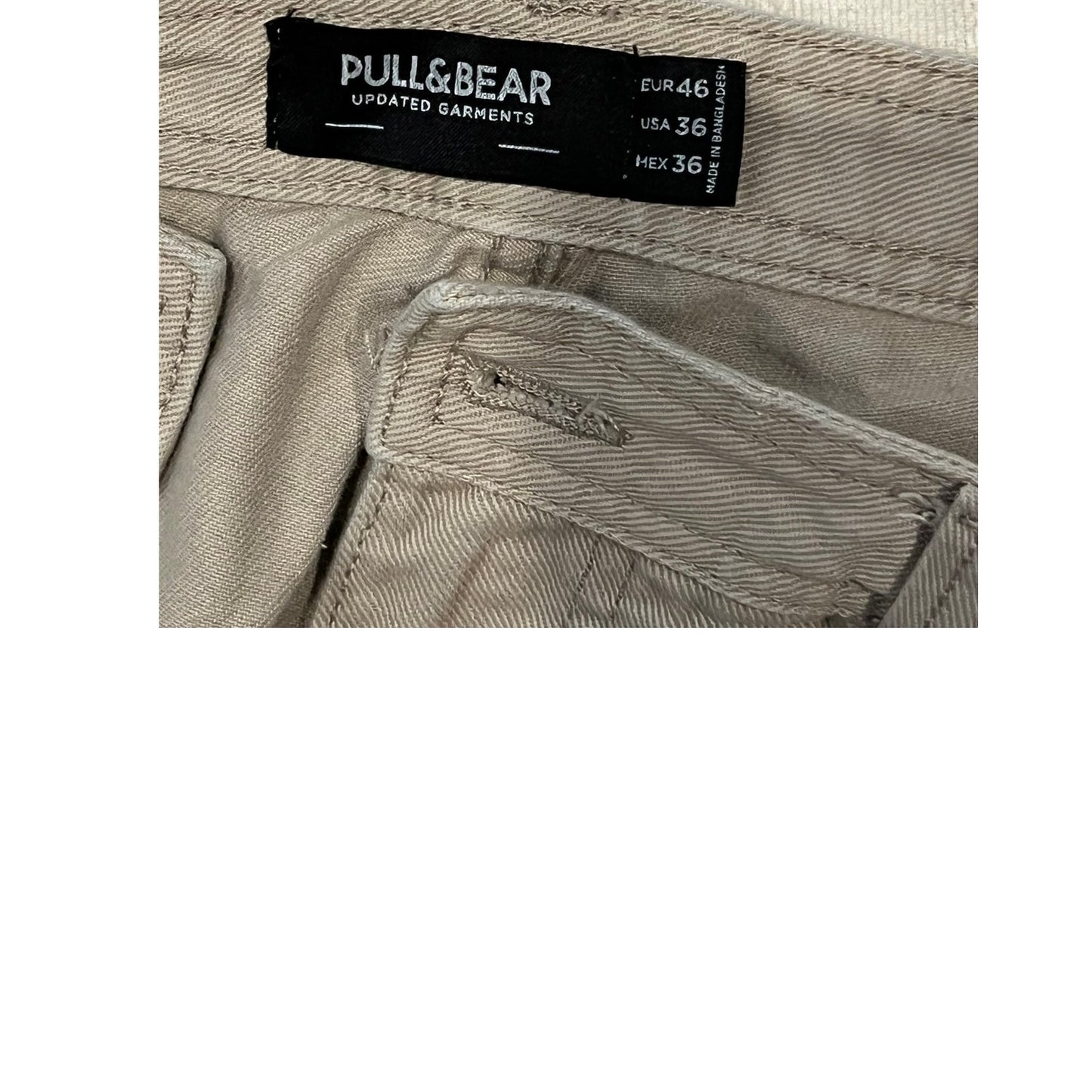 Pantalon cargo Pull & Bear Homme 36x30