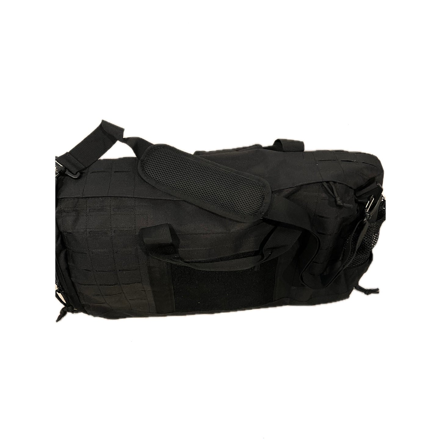 XL Tactical Canvas Black Duffel 22"x12"x10"