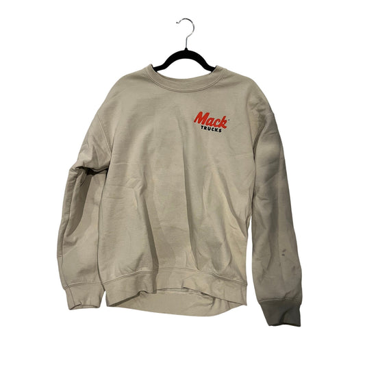 Mack Trucks Creme/White Crewneck Sweatshirt Men Medium