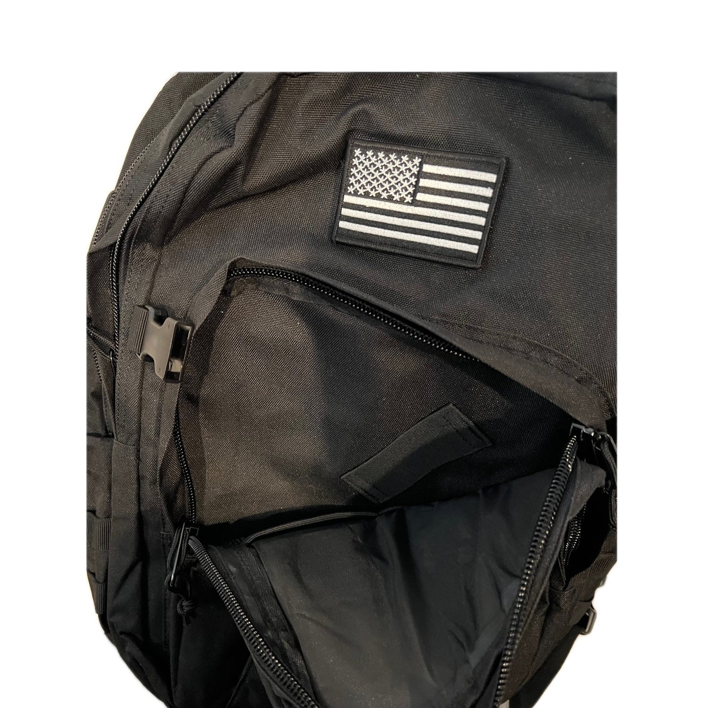 Sac à dos tactique générique noir 35L