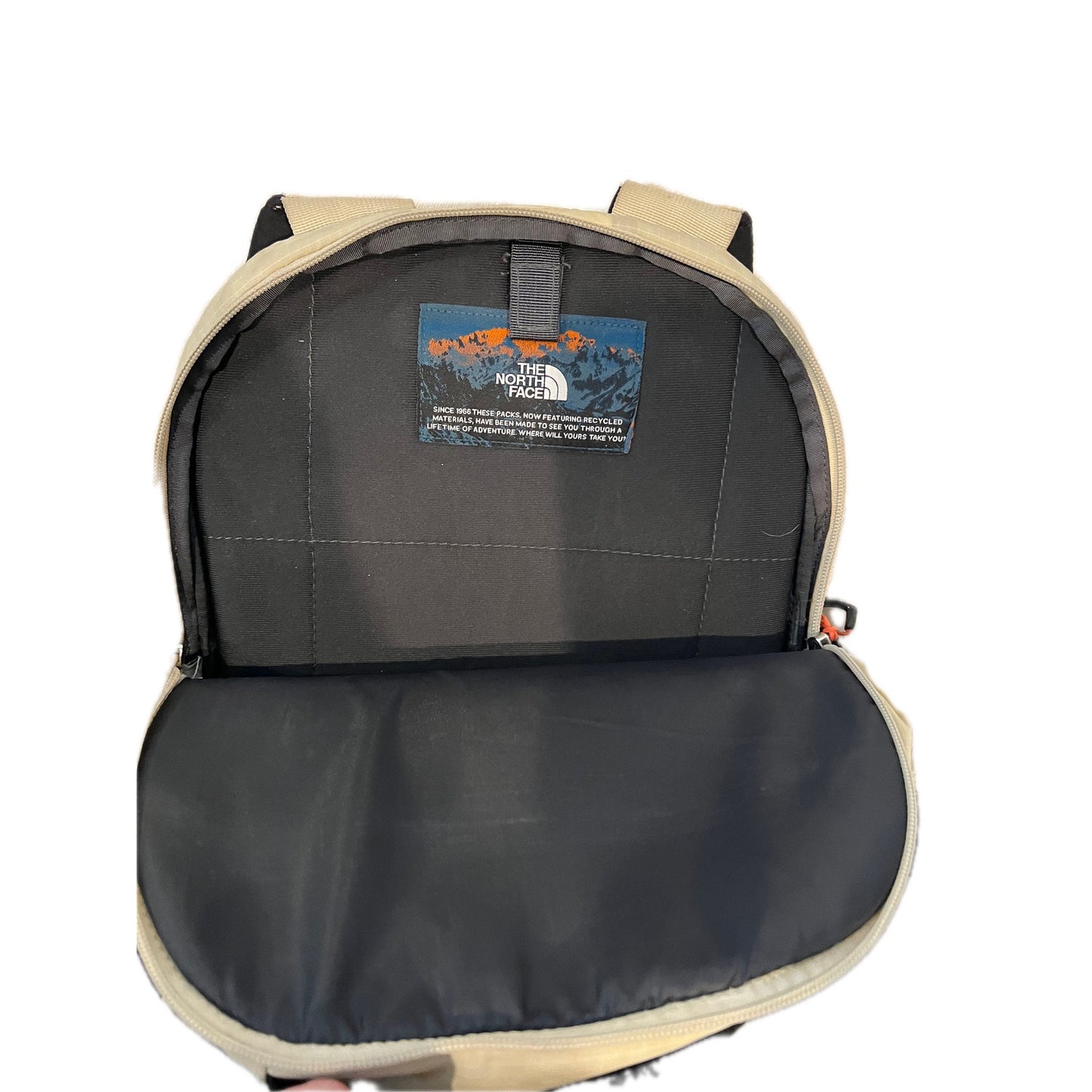The North Face Borealis Creme Black Backpack