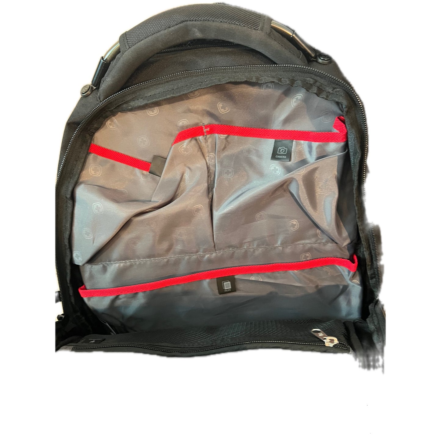Swiss Gear 3760 Laptop Backpack Black Red