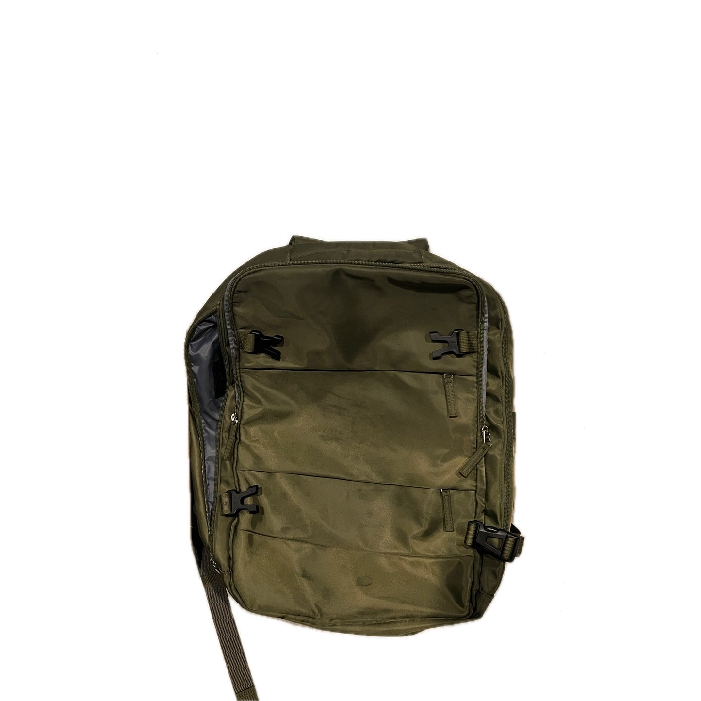 Jiaxing Jinboer Clamshell Green Travel Backpack