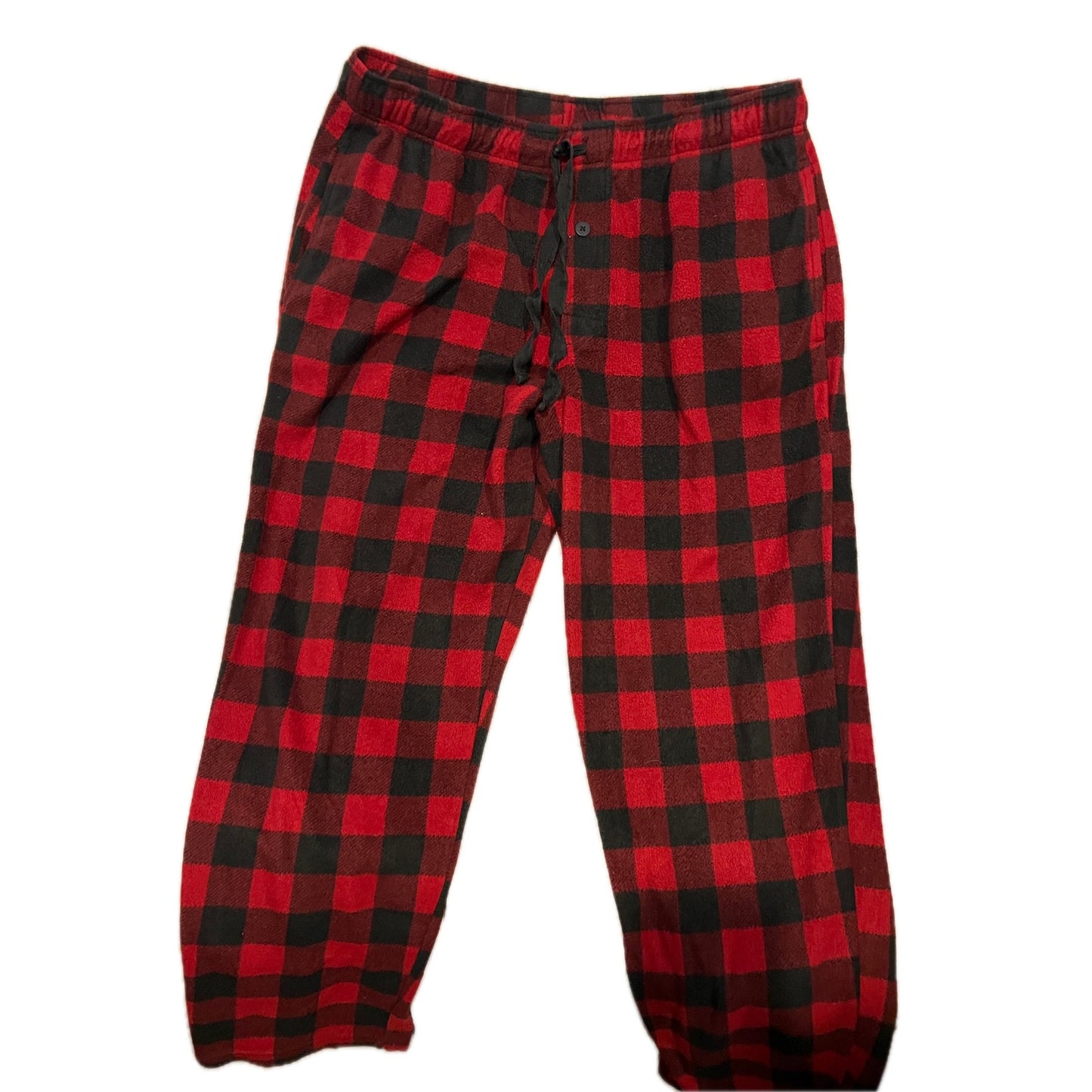 George Red Black Checked Sleepwear Pants Mens XL