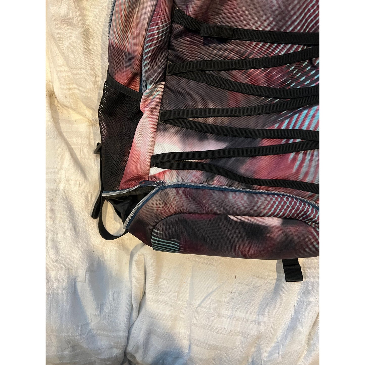 Mochila Under Armour Hustle Burdeos Reventado - Bolsa de juego