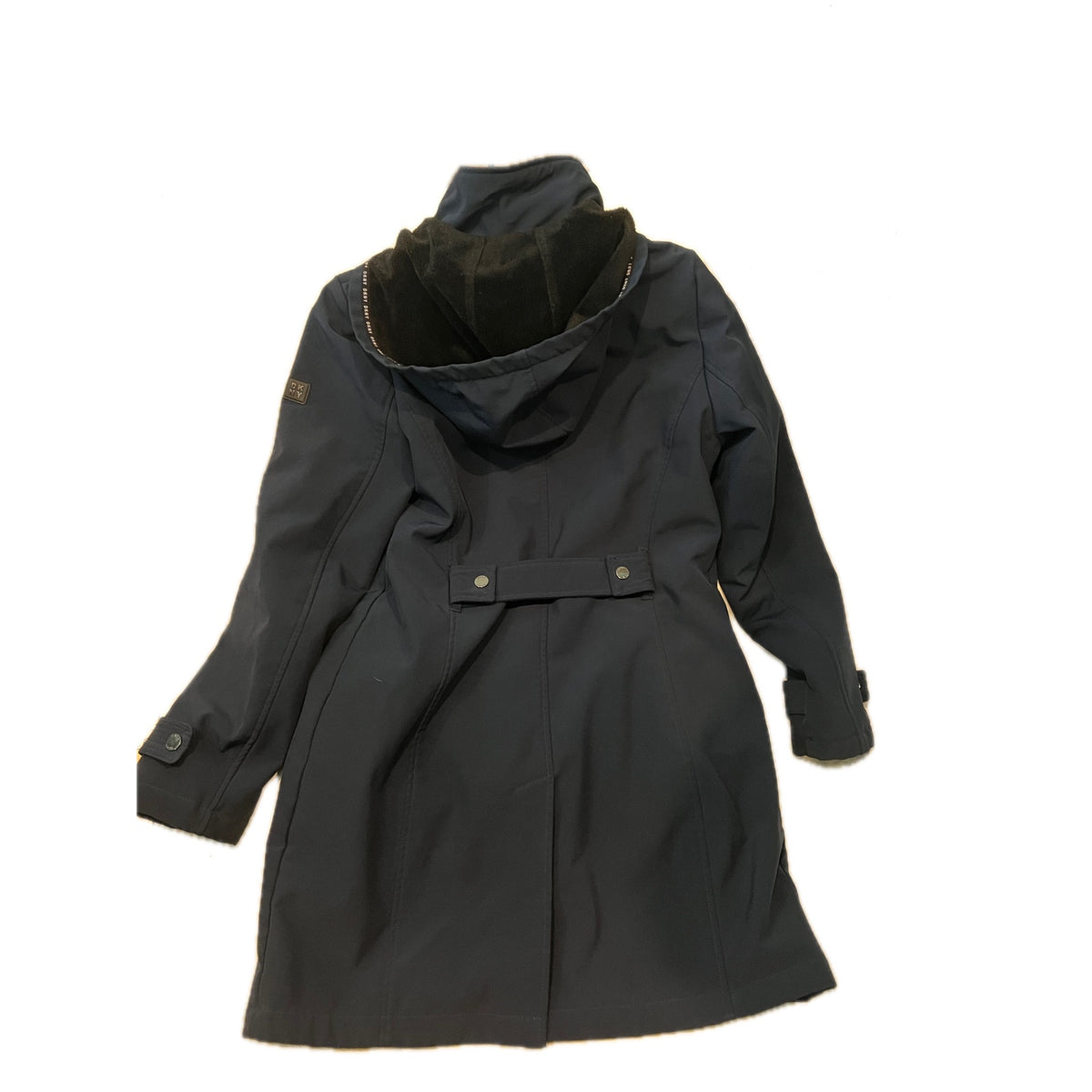 DKNY Waterproof Hooded Softshell Jacket Size S Blue