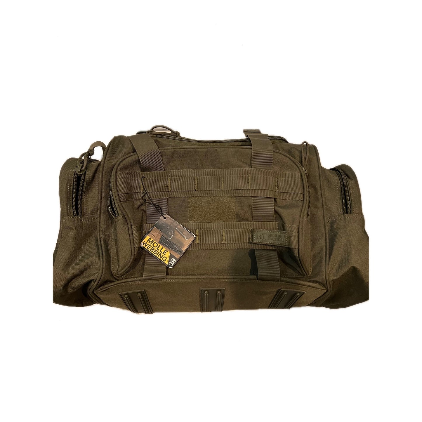Highland Tactical Canvas Drab Green 31L Duffel 22"x12"x10"