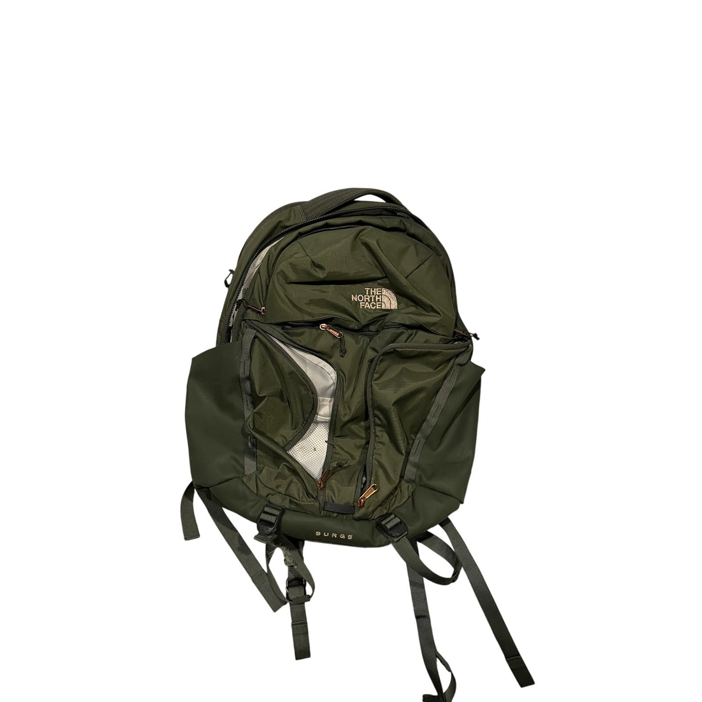 The North Face Surge Olive Green Backpackr