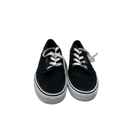 Maui Jim Low Top Canvas Black Skate Sneakers Mens 9.5