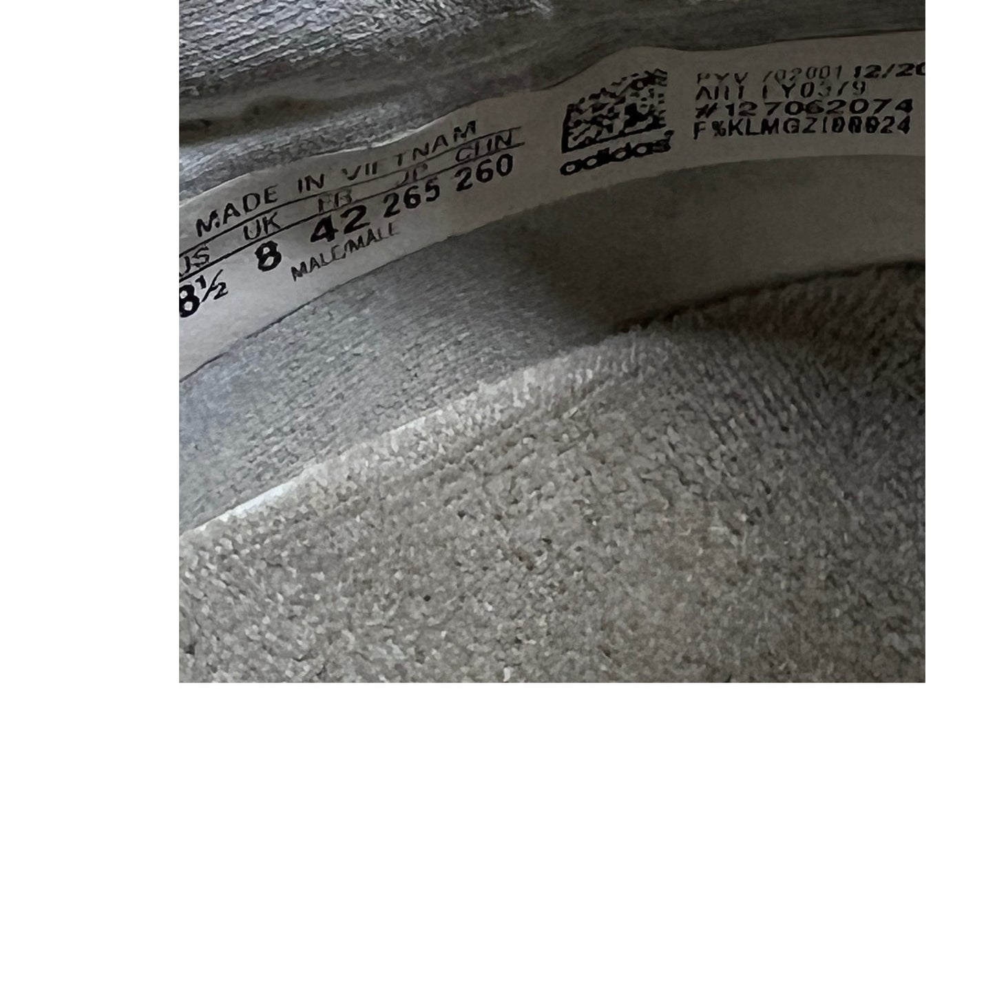 adidas Ultra Boost 21 Triple White Sneakers Mens 8.5