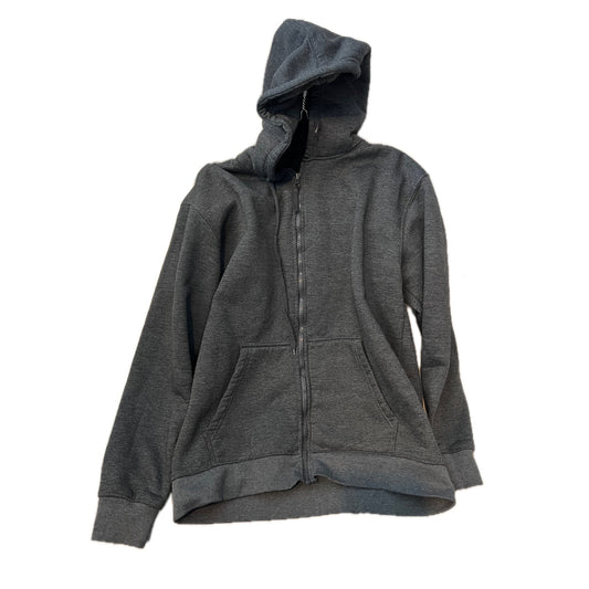 Accès sweat à capuche zippé gris homme taille L