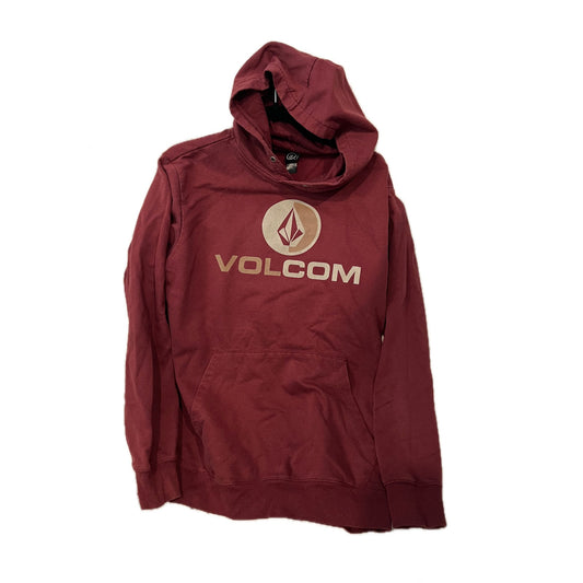 Volcom Burgundy Hoodie Mens M