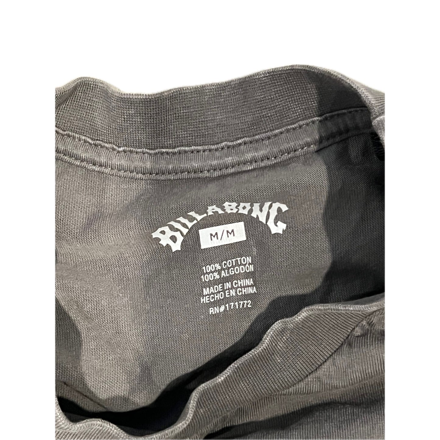 Billabong Gray Khaki T-Shirt Mens Medium