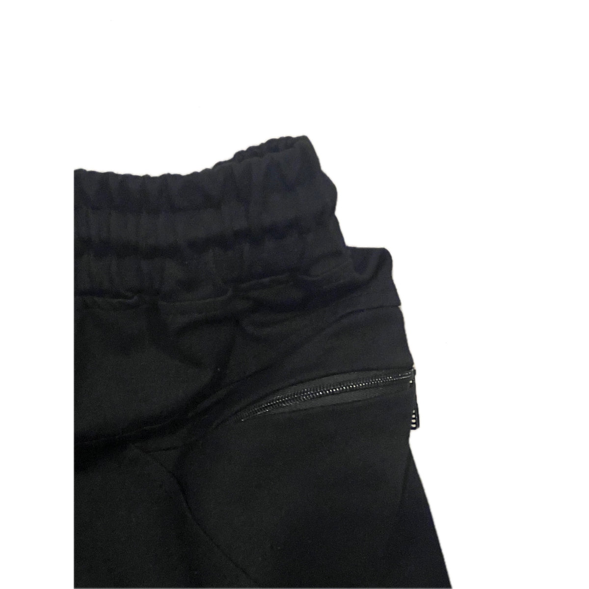 Ests 1987 Jogger+Cort Black Sweatpants Zip Pckt Mens Medium