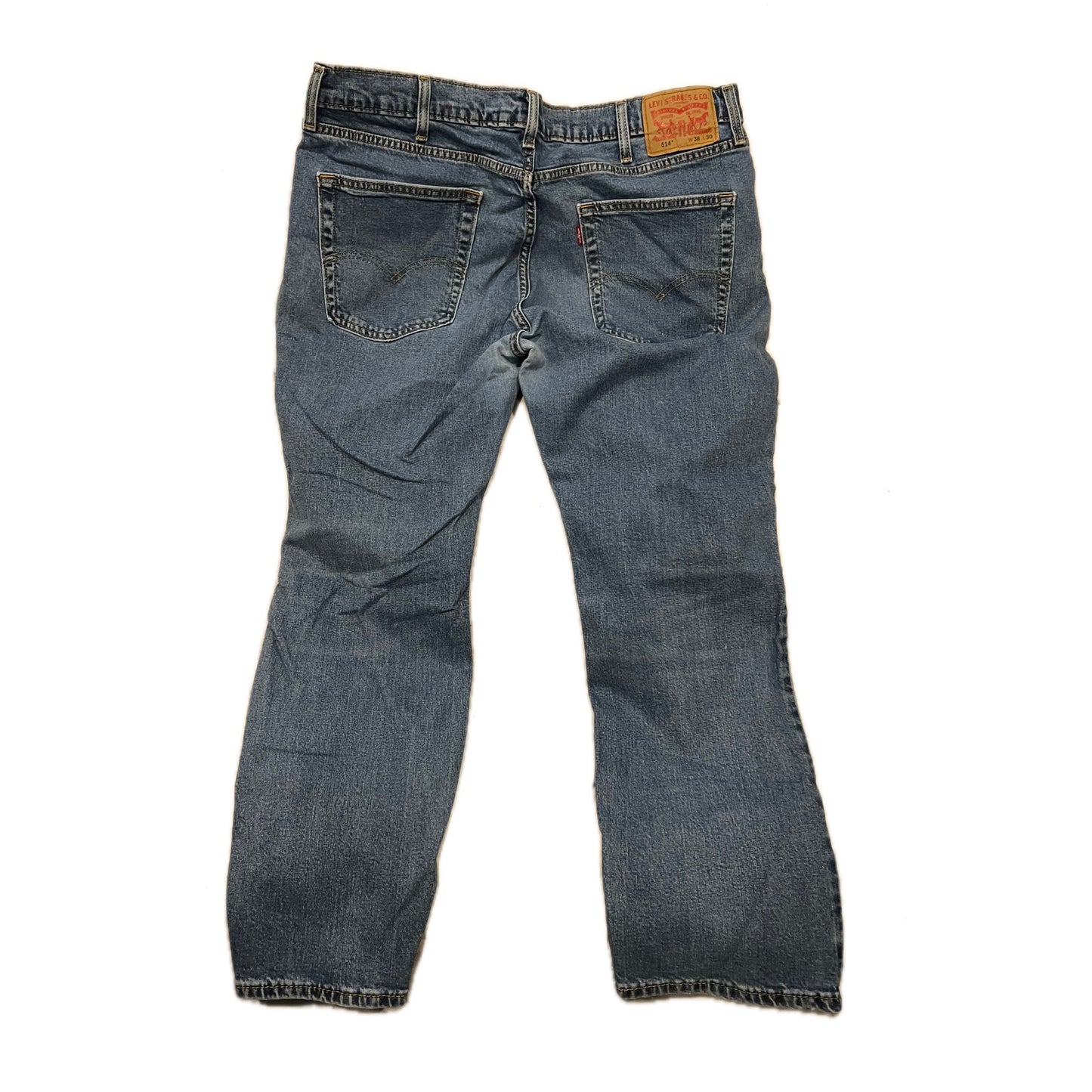 Levi's 514 Reg Fit Straight Leg Jeans Mens 38x30