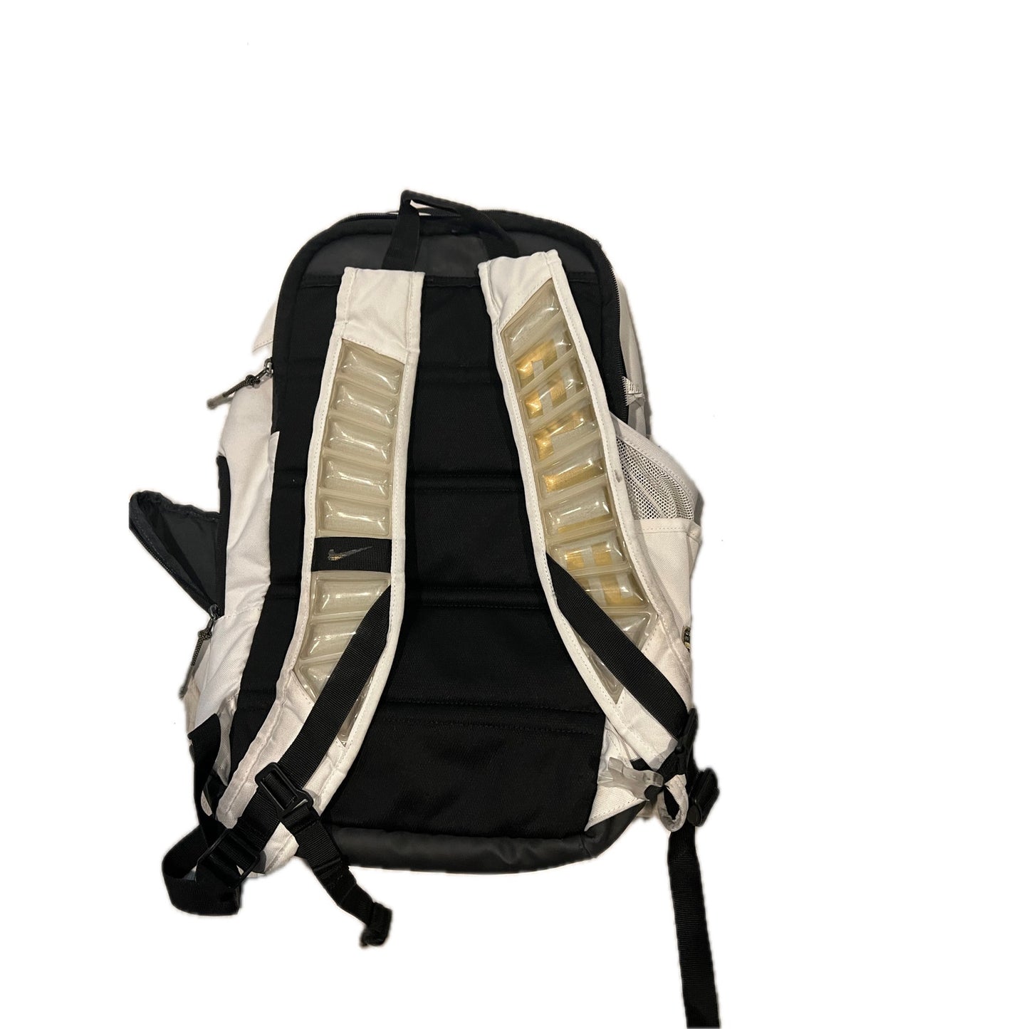 Nike Men's Hoops Elite Backpack, White Black 32L