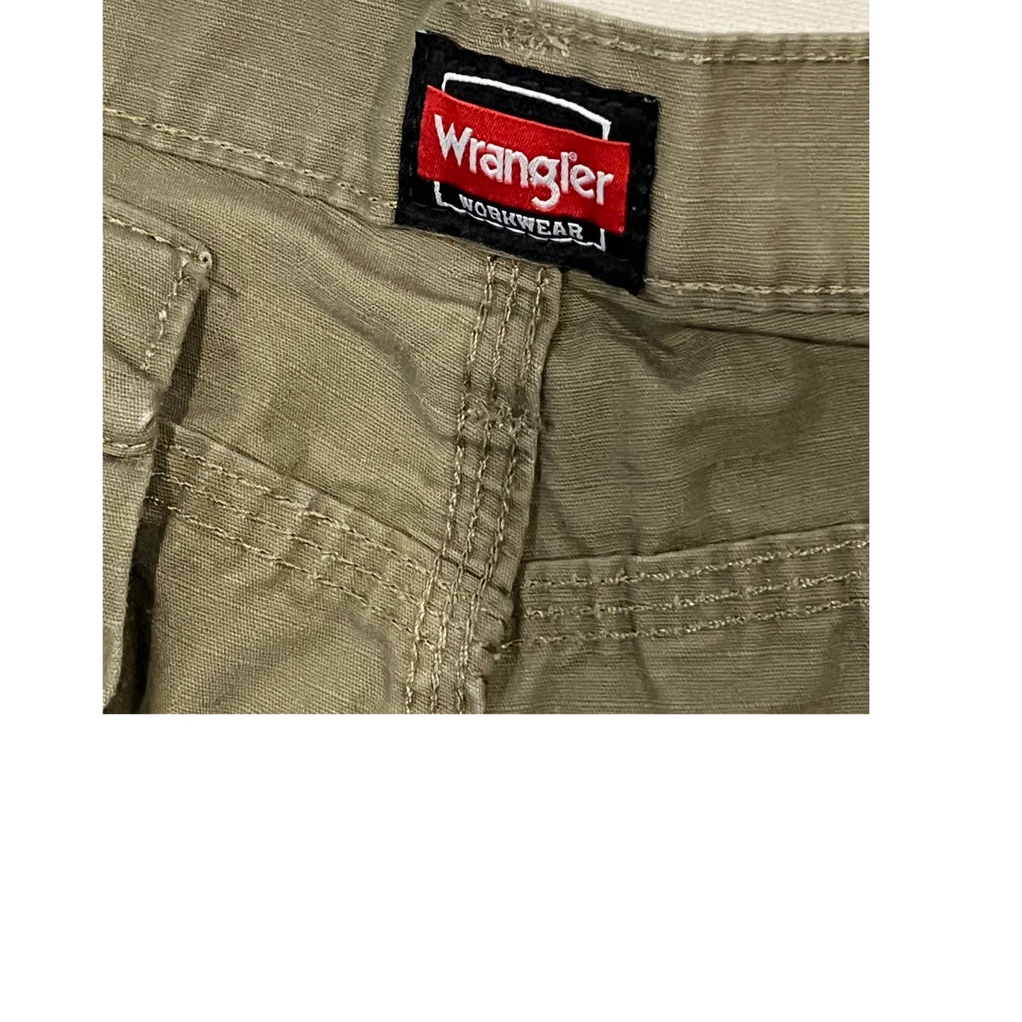 Wrangler Tan Workwear Regular Cargo Pants Mens 40x32