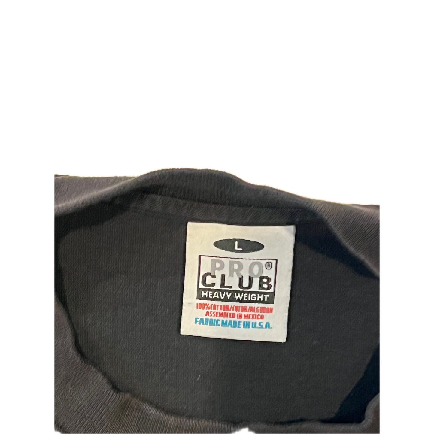 Pro Club Super Heavy Weight Black T-Shirt Mens L
