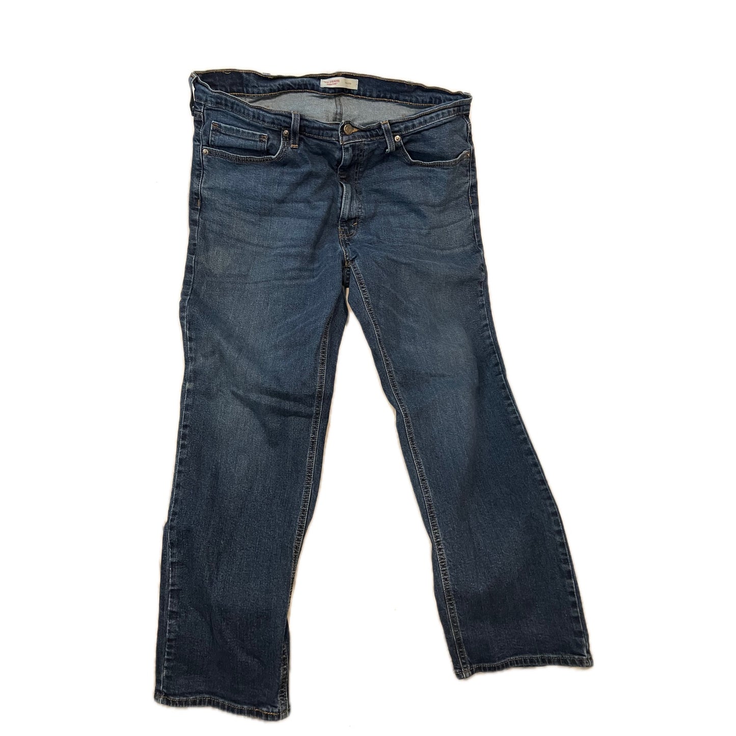 Levi's Signature Athletic Blue Jeans Mens 38x30