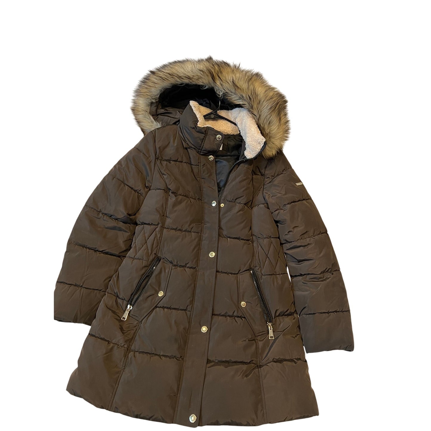 Laundry by Shelli Segal LA Hooded Insulated Parka Womans L