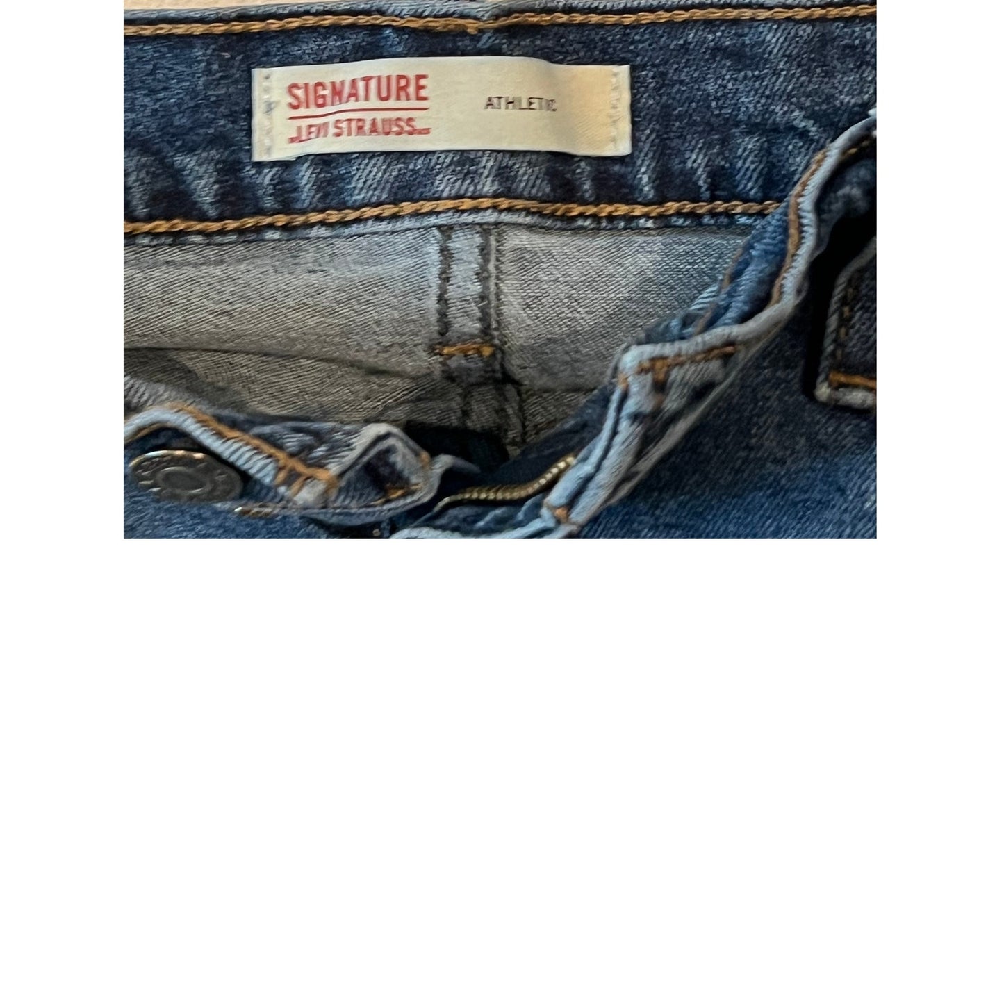 Levi's Signature Athletic Taper Jeans Mens 36x32