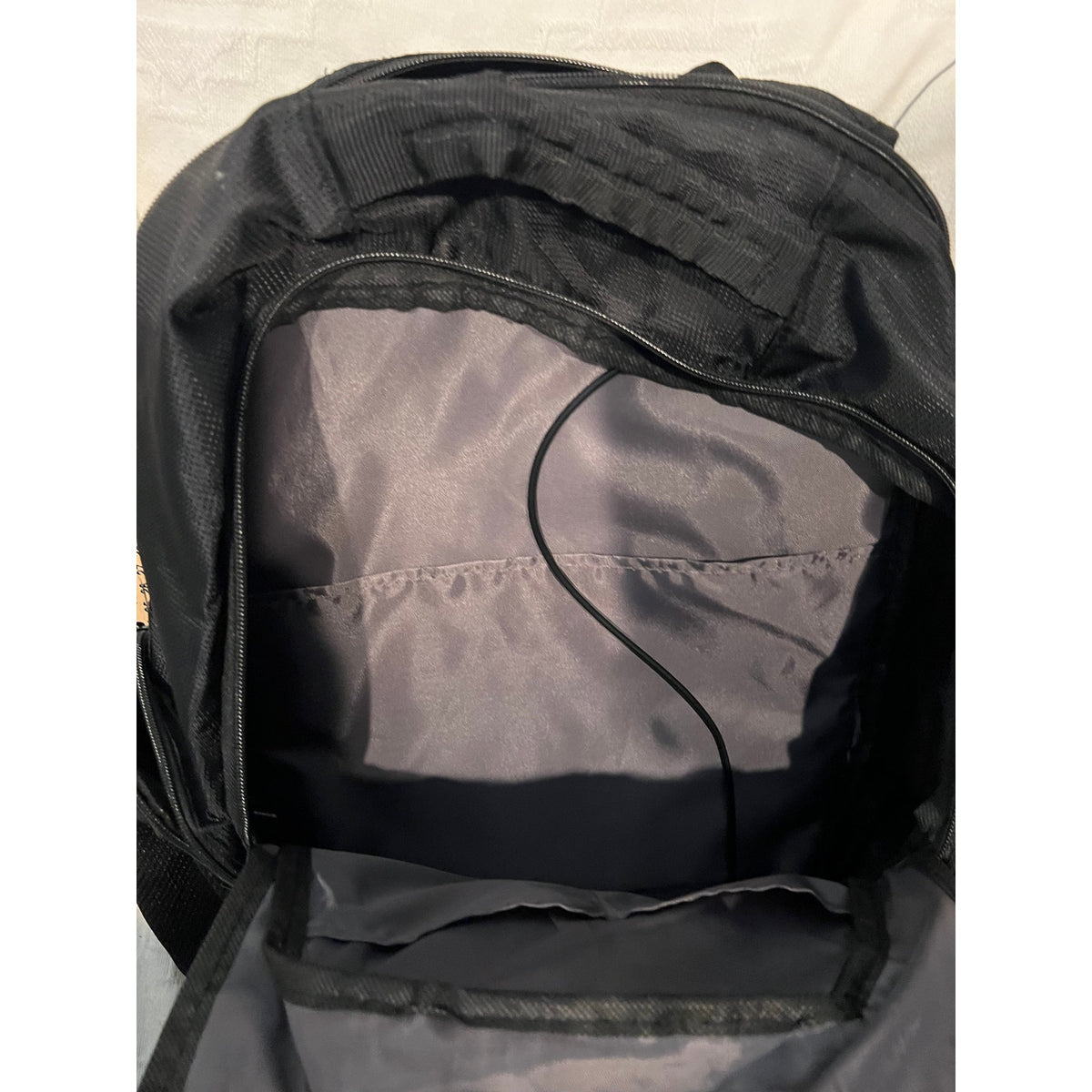 Water Resistant 17" Laptop Backpack Black w Corp Logo