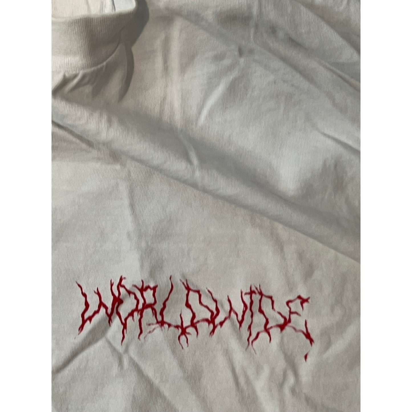 BooHooMan Worldwide White T-Shirt Mens S