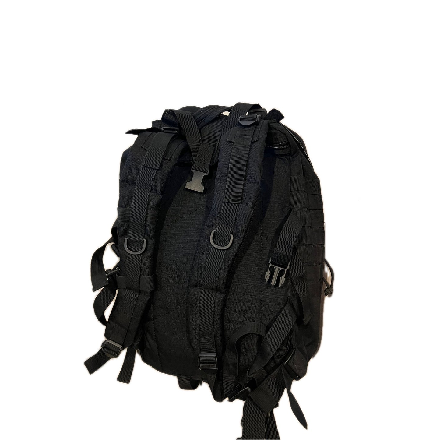 Generic Black Canvas Tactical Backpack
