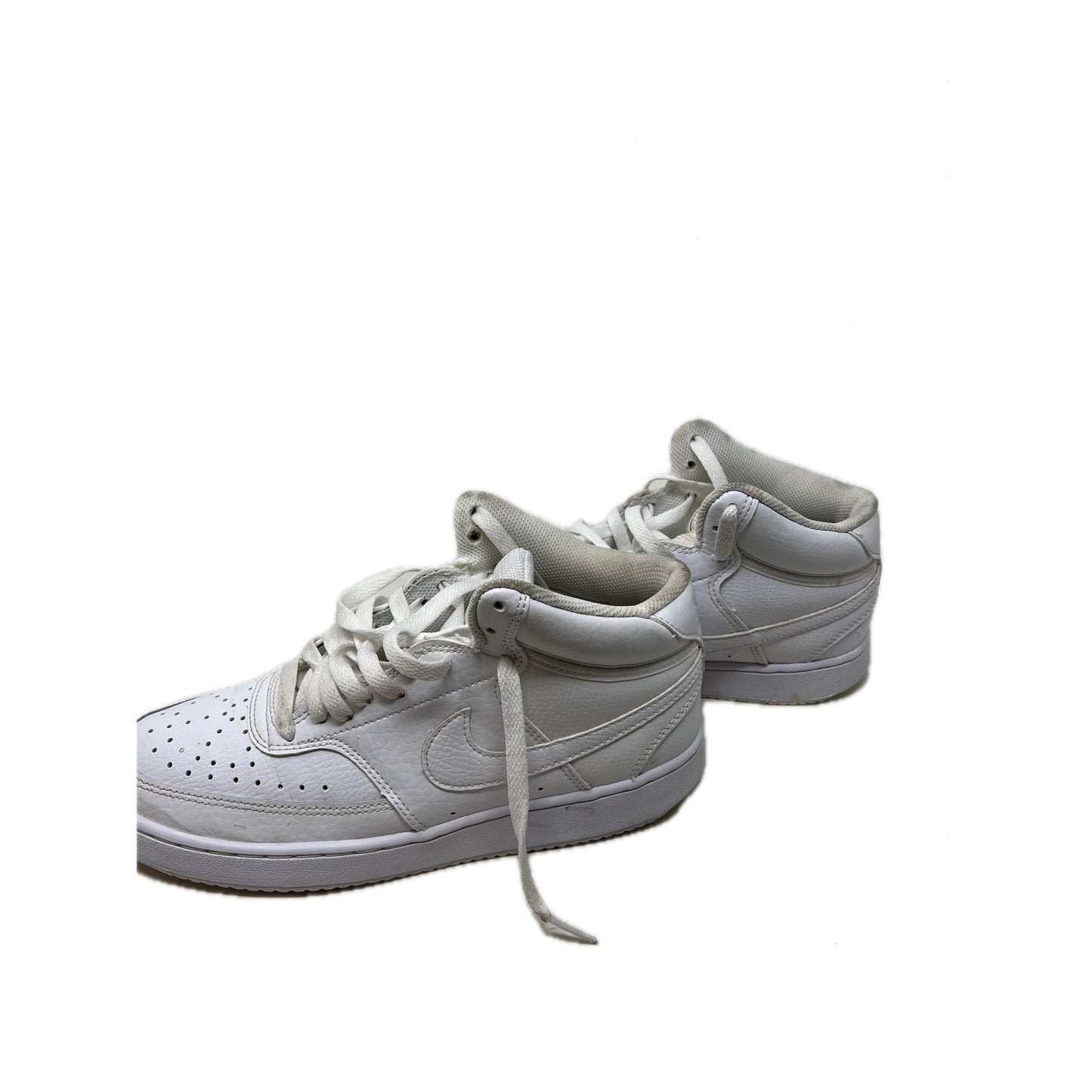 Nike Court Vision Mid Triple White Talla 8.5 para mujer
