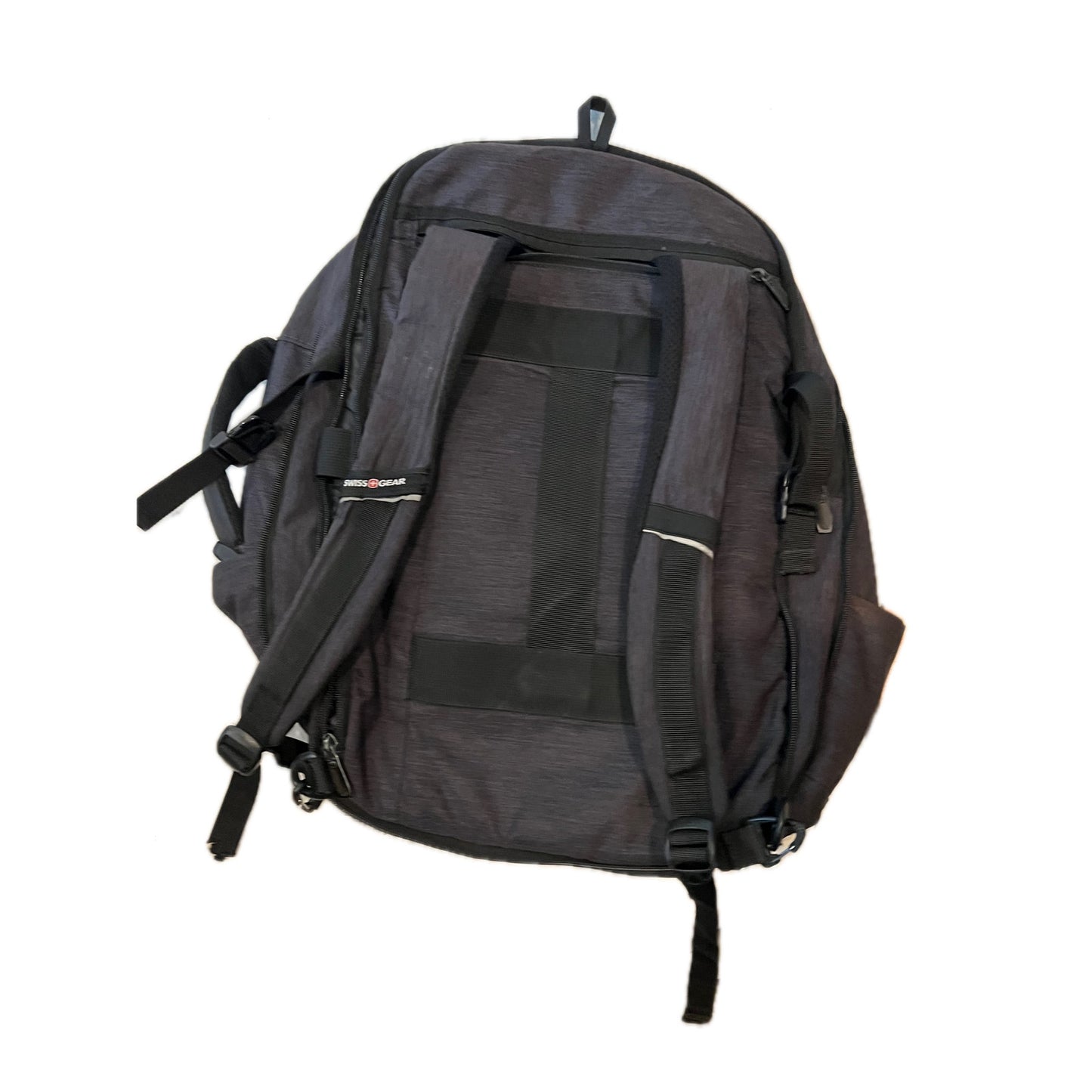 Swiss Gear Deluxe Travel Backpack Gray Black