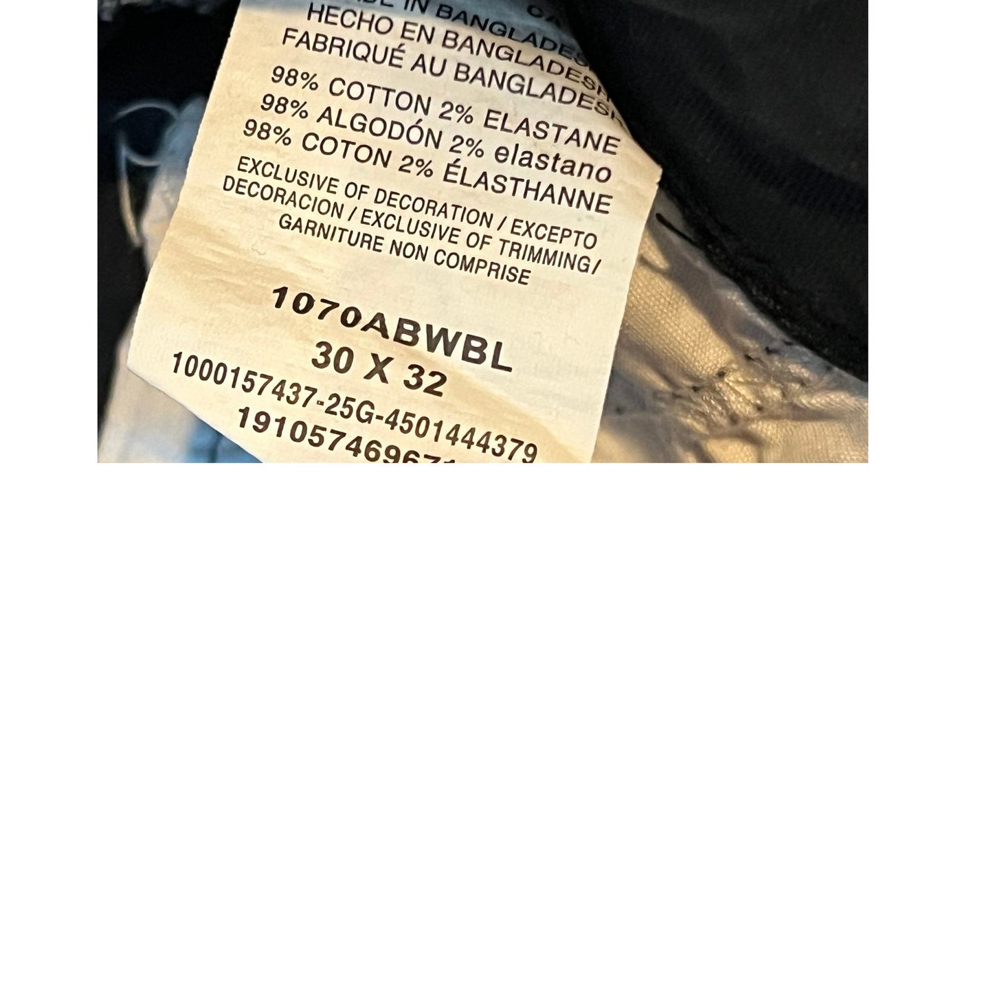 Pantalon cargo Wrangler noir coupe décontractée homme 30x32