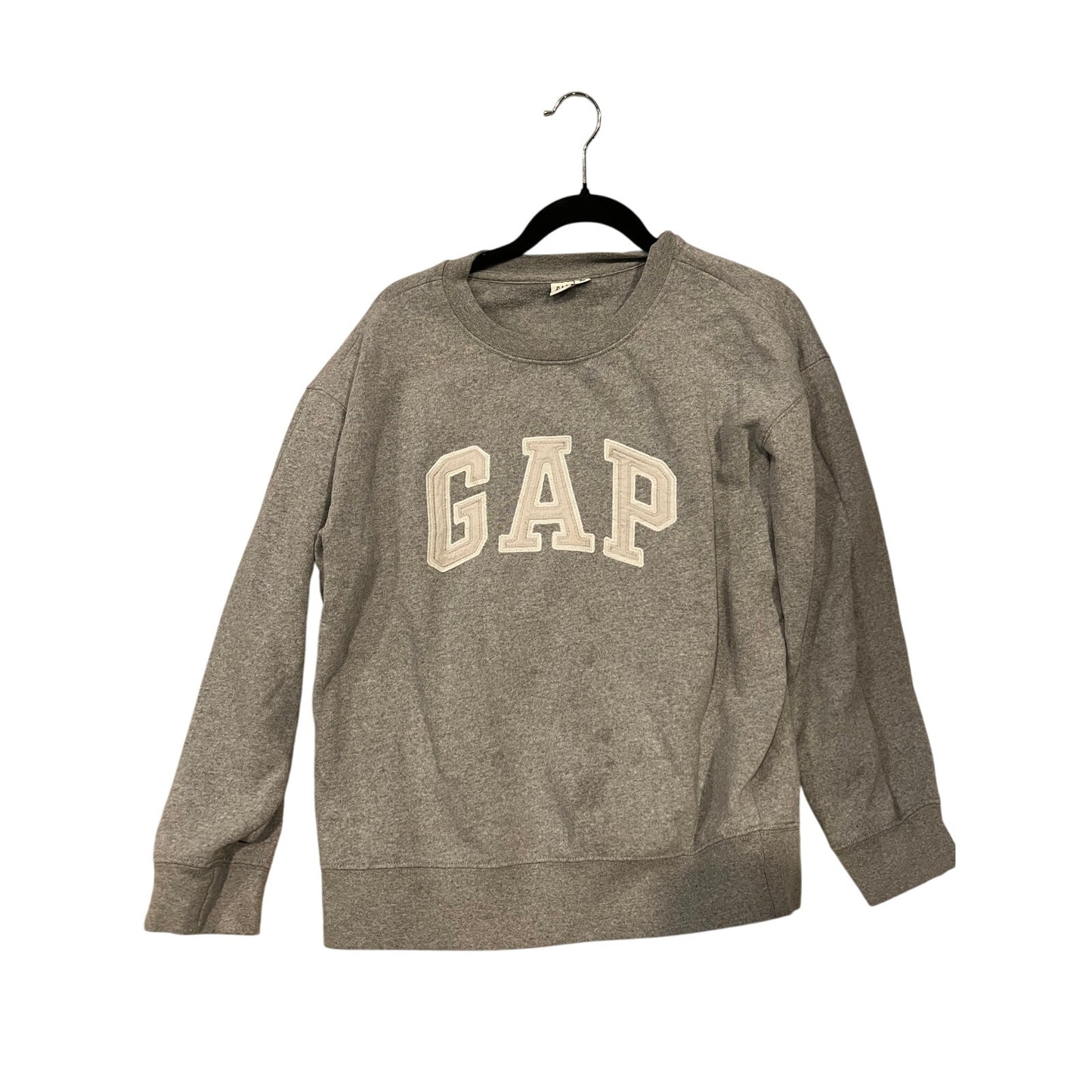 Sudadera Gap gris cuello redondo para hombre, talla L
