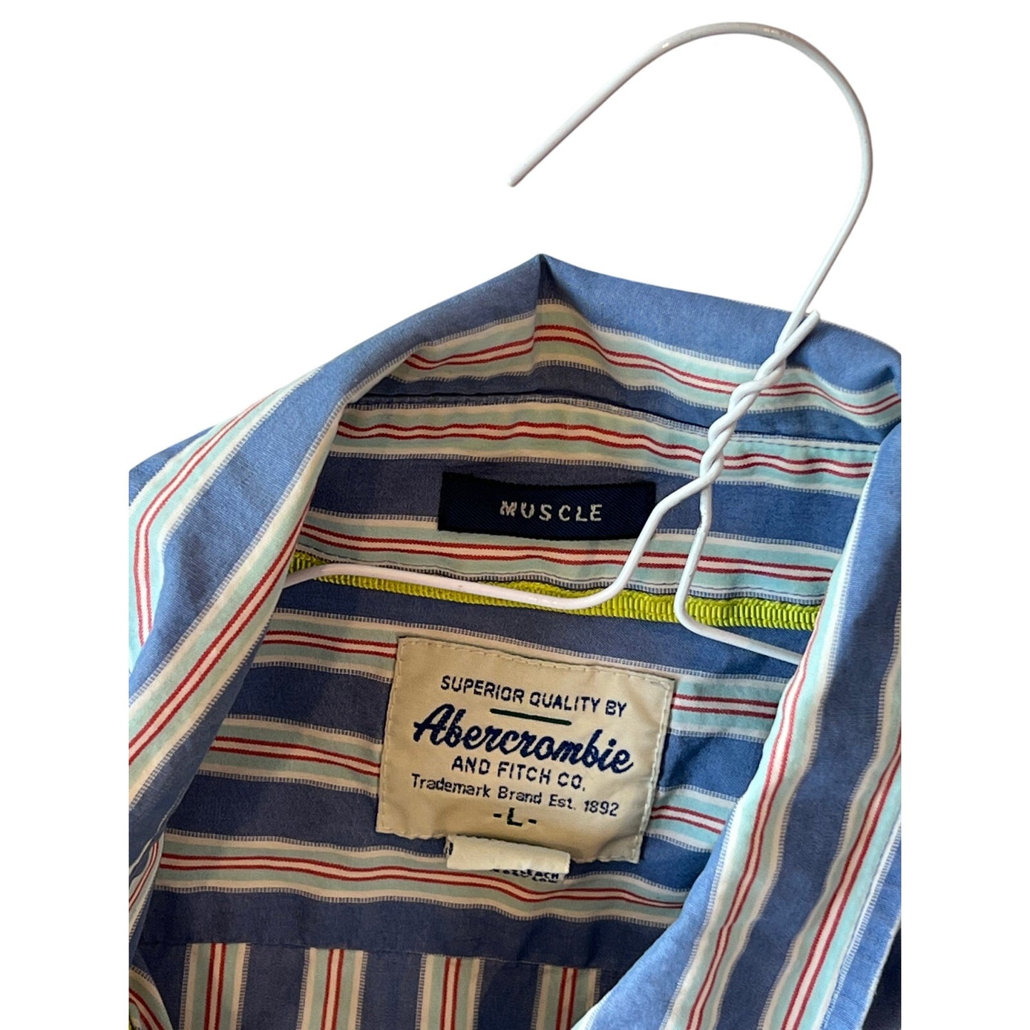 Camisa de vestir de manga larga Abercrombie & Fitch para hombre L