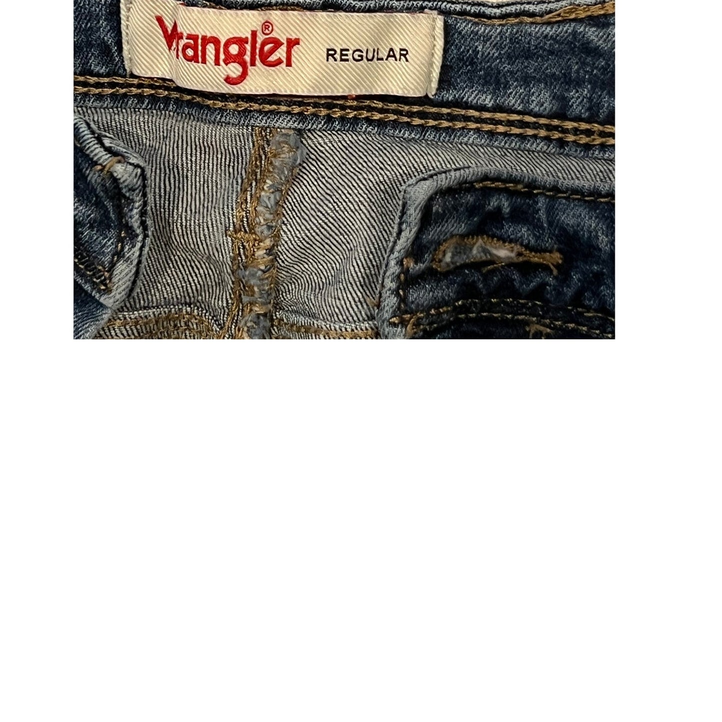 Wrangler Regular Fit Jeans Mens 38x30