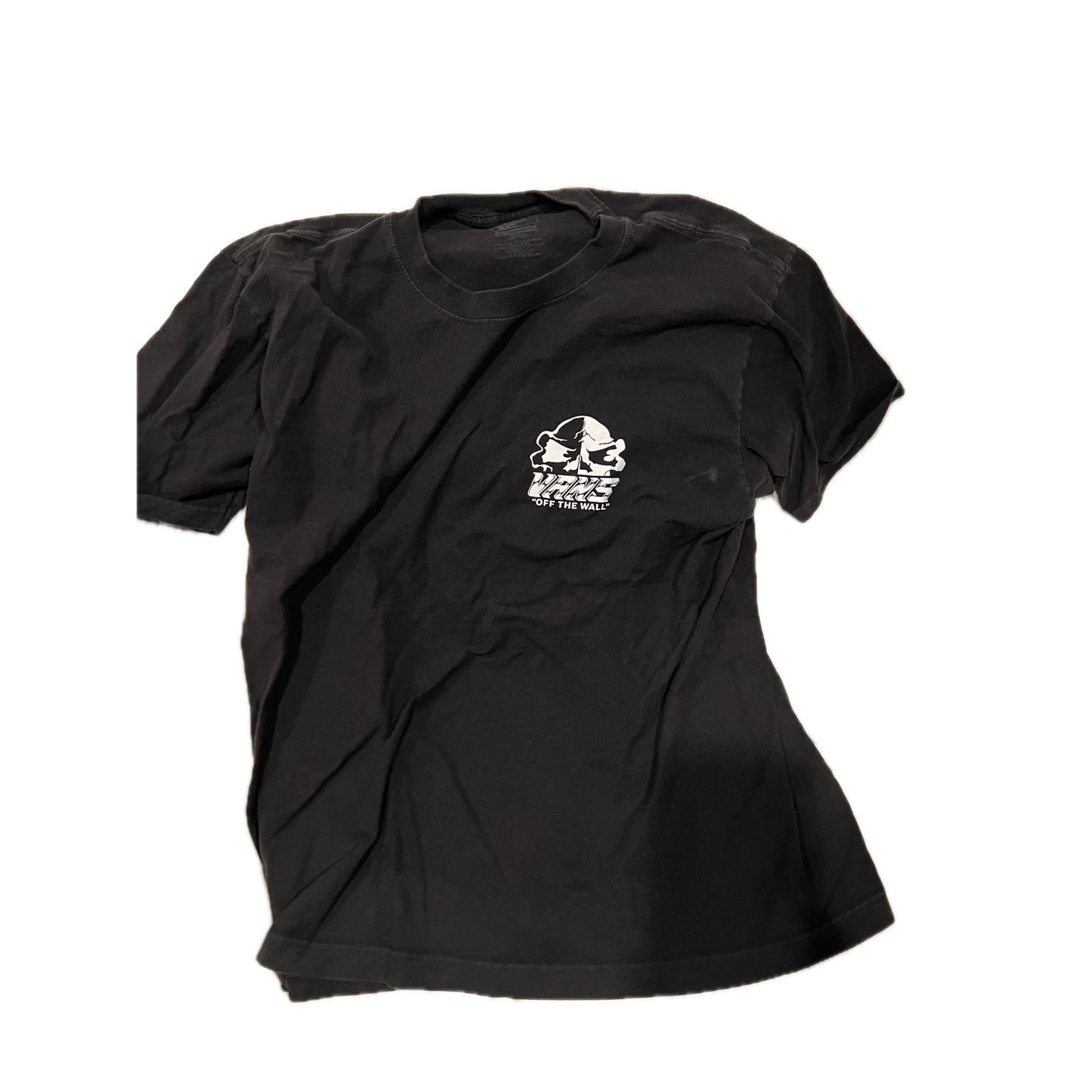 VANS Camiseta Negra Off The Wall Calavera Talla Grande Para Hombre