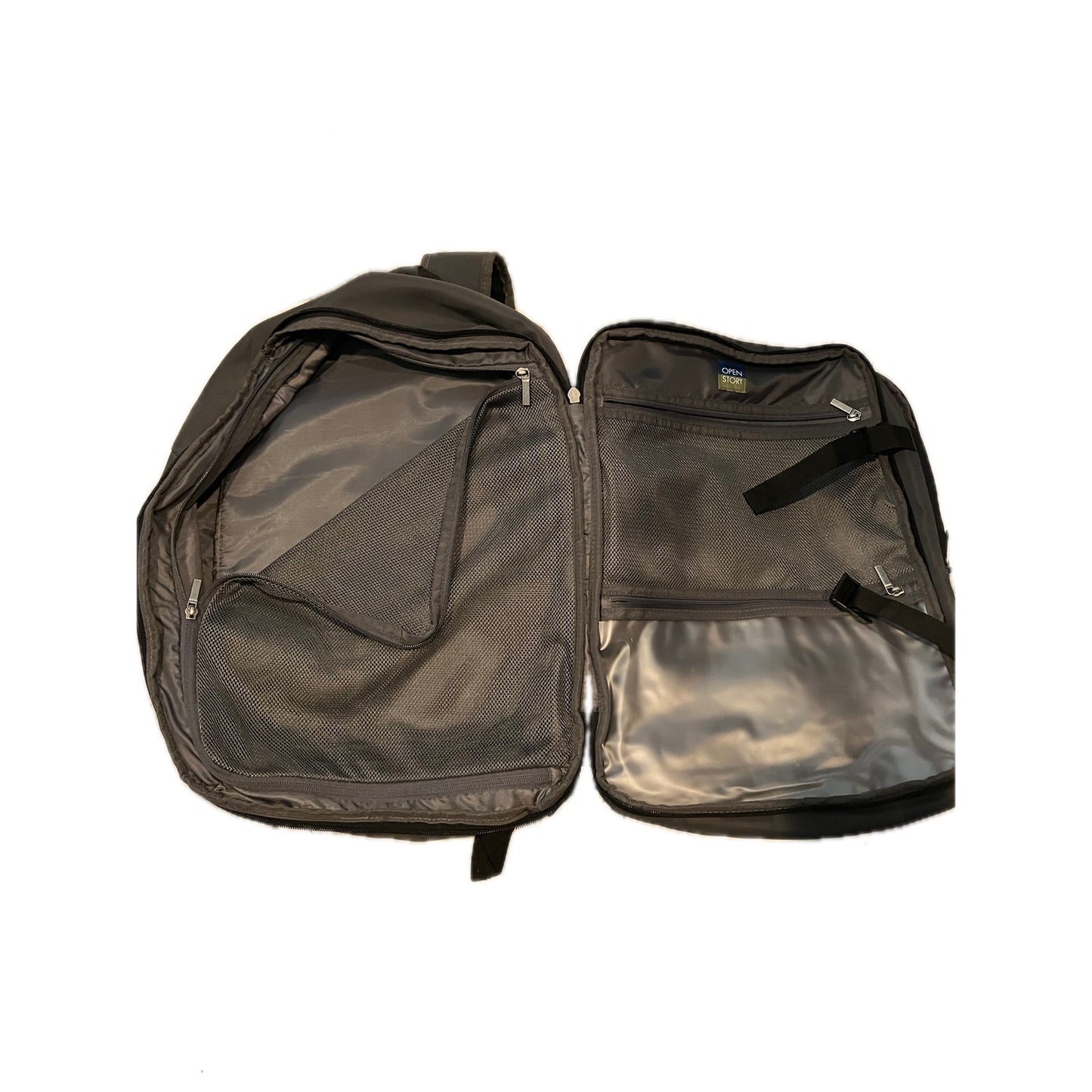 Sac à dos de voyage Open Story Signature gris