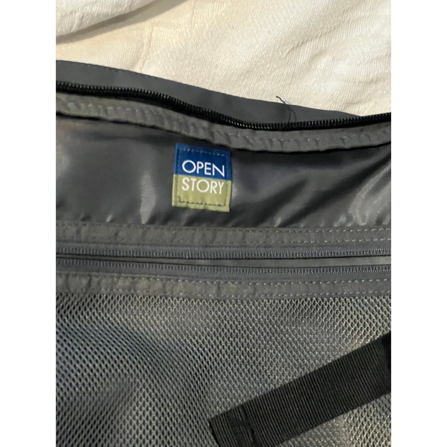 Sac à dos de voyage Open Story Signature gris