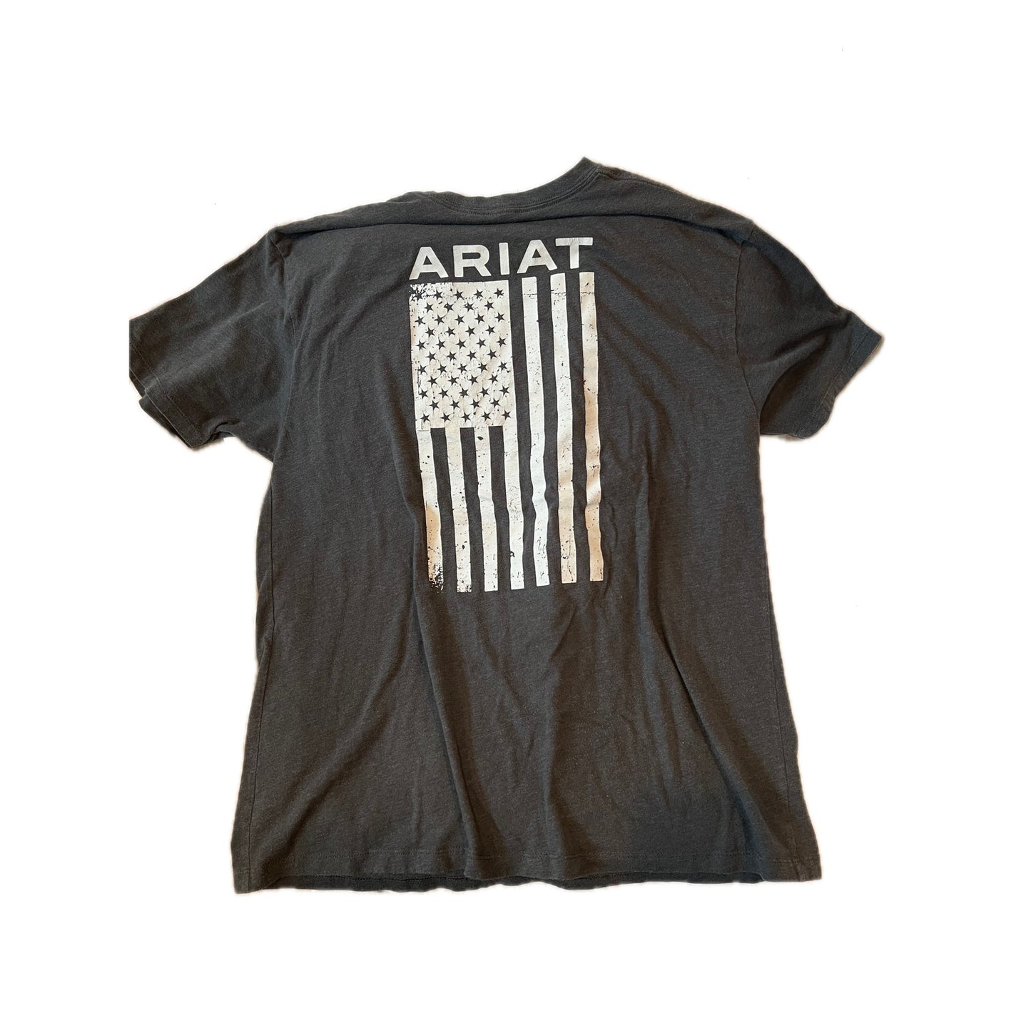 Ariat Black USA Flag T-Shirt Mens XL