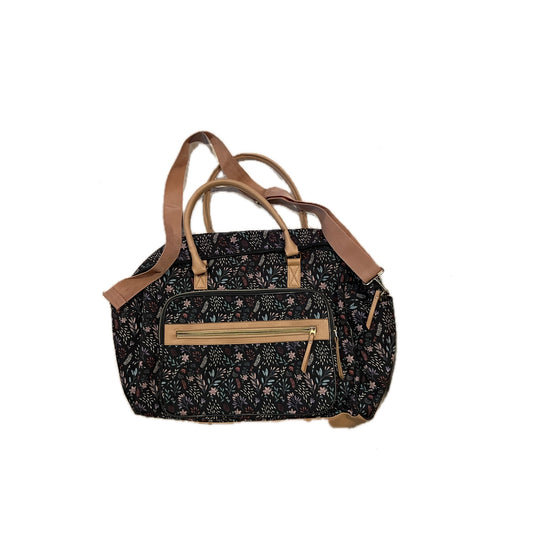 Bolsa de Lona Estampado Floral 50x30x20 cm