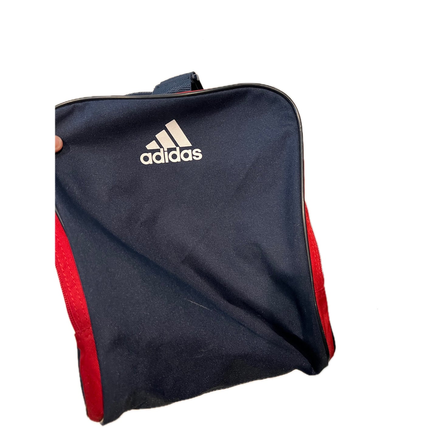 Adidas Defender Medium 20"x12"x10" Blue Red Duffel Bag