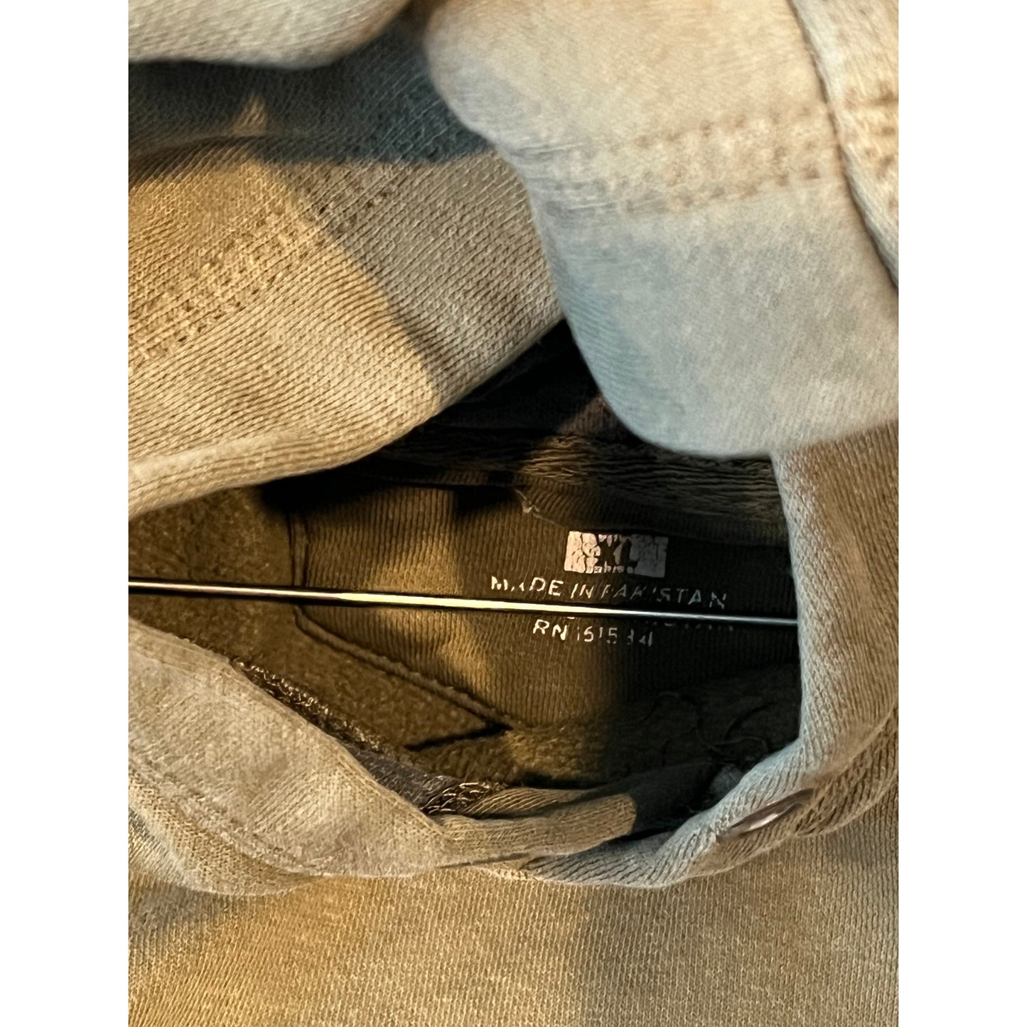 Sweat à capuche Eddie Bauer vert olive pull pour homme taille XL