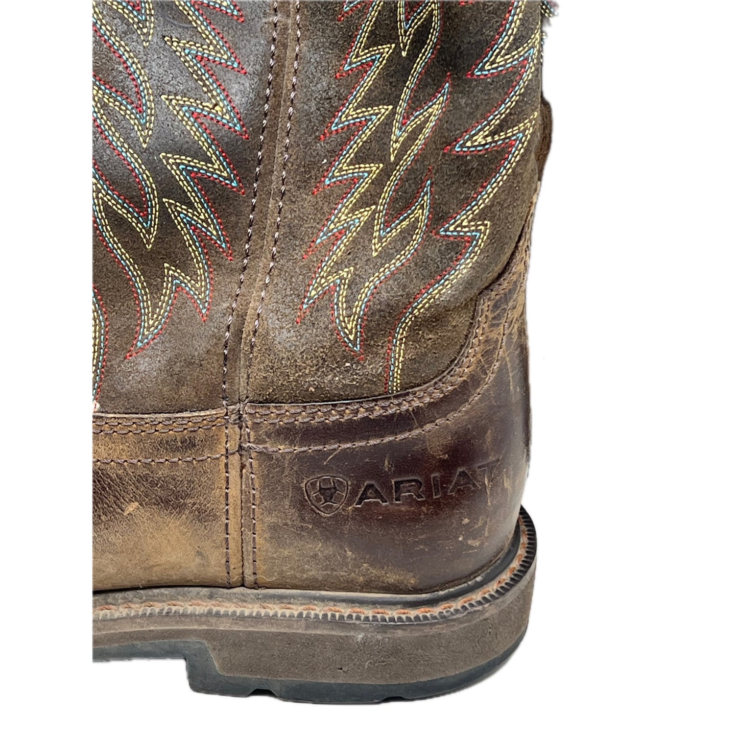 Ariat Groundbreaker Square Toe Work Boot – Men’s Western 9EE